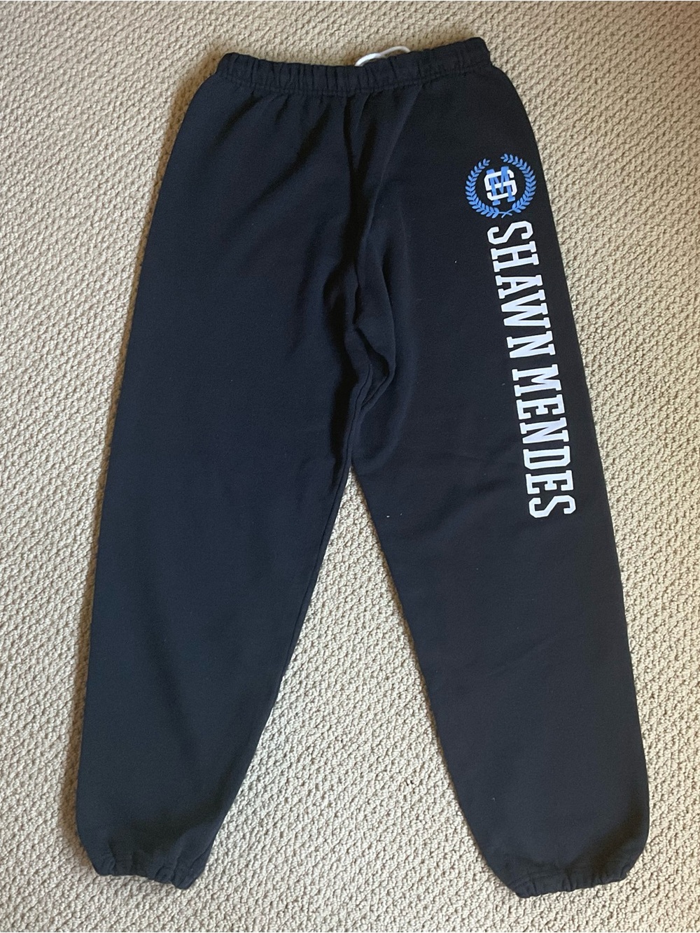 Women’s Black Sweatpants With Shawn Mendes Logo